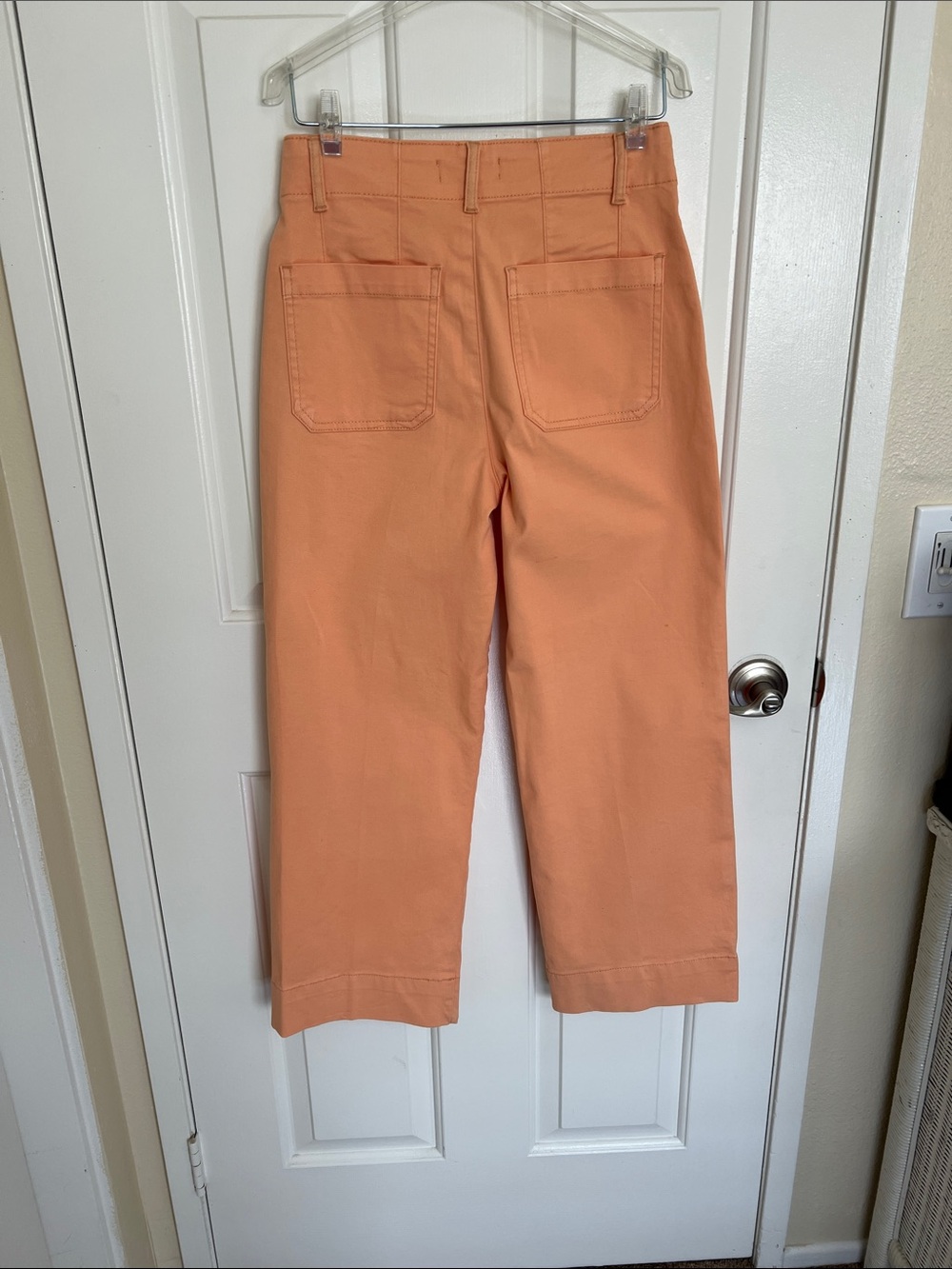 Bagatelle Collection Peach Cropped Wide-Leg Pants - Picture 5 of 7
